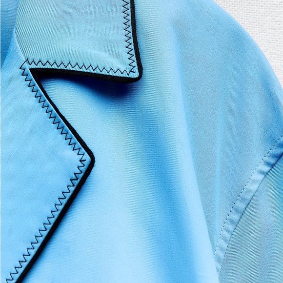 Size Medium | Zara | NWT Long Sleeve Trench Dress - Picture 10 of 14